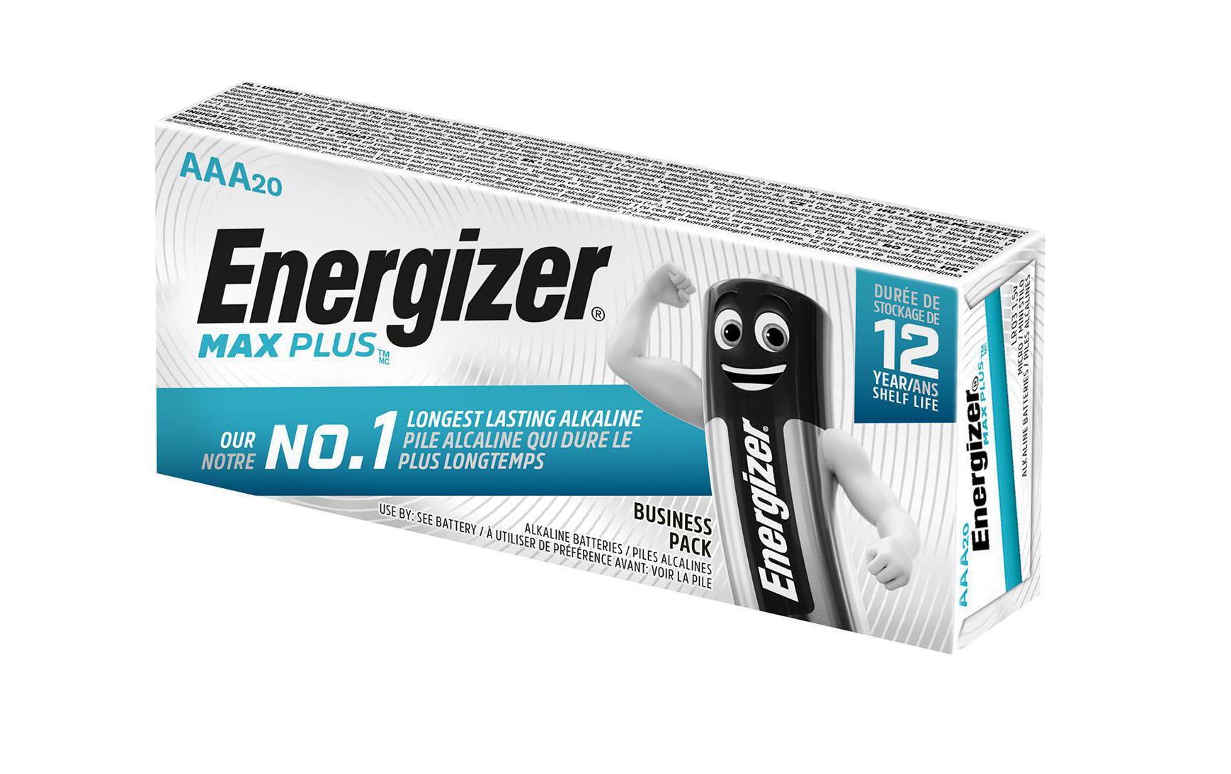 Energizer AAA Batterien, Alkaline, 1,5 V – 20 Stk.