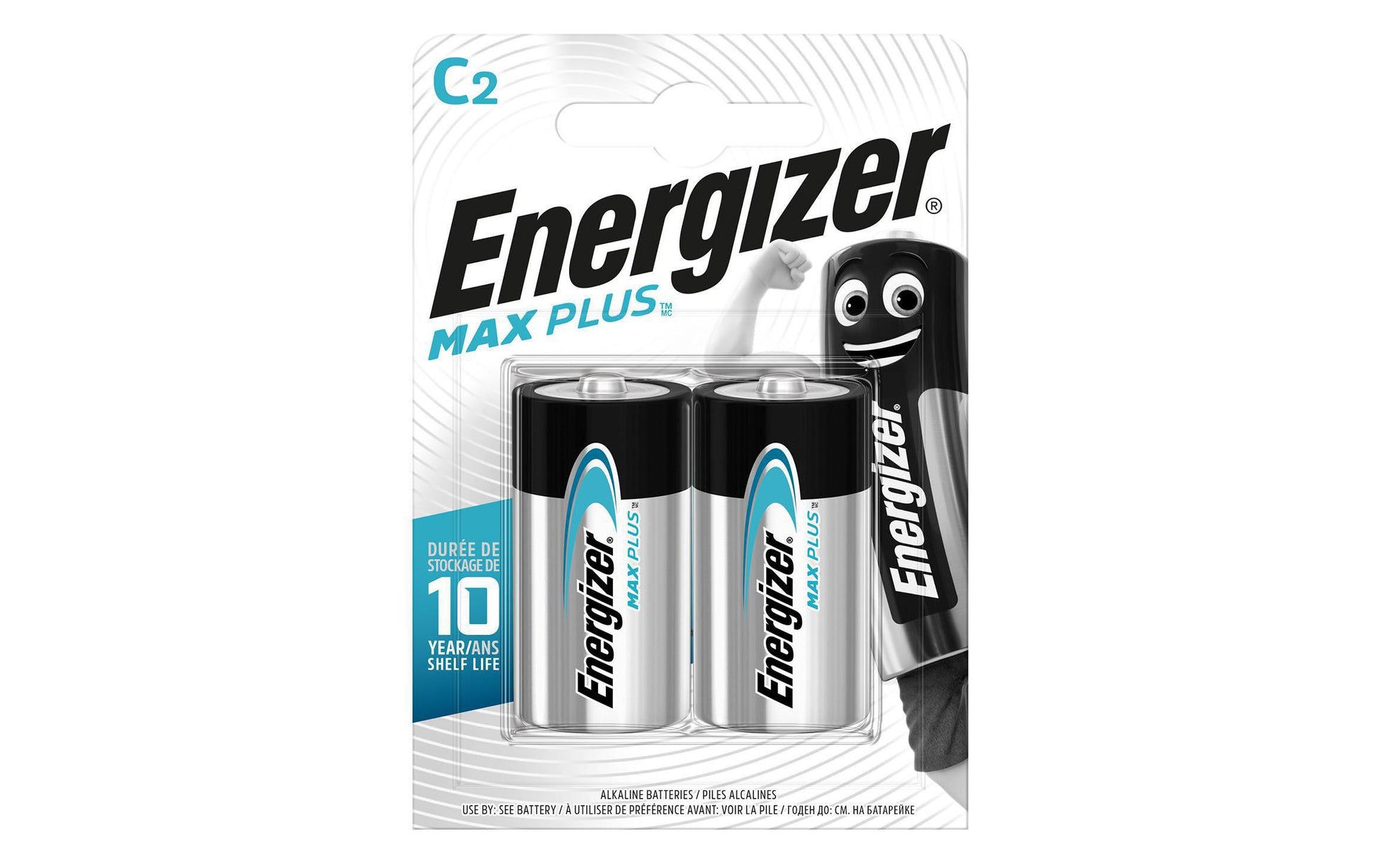 Energizer C Batterien, Alkaline, 1,5 V – 2 Stk.
