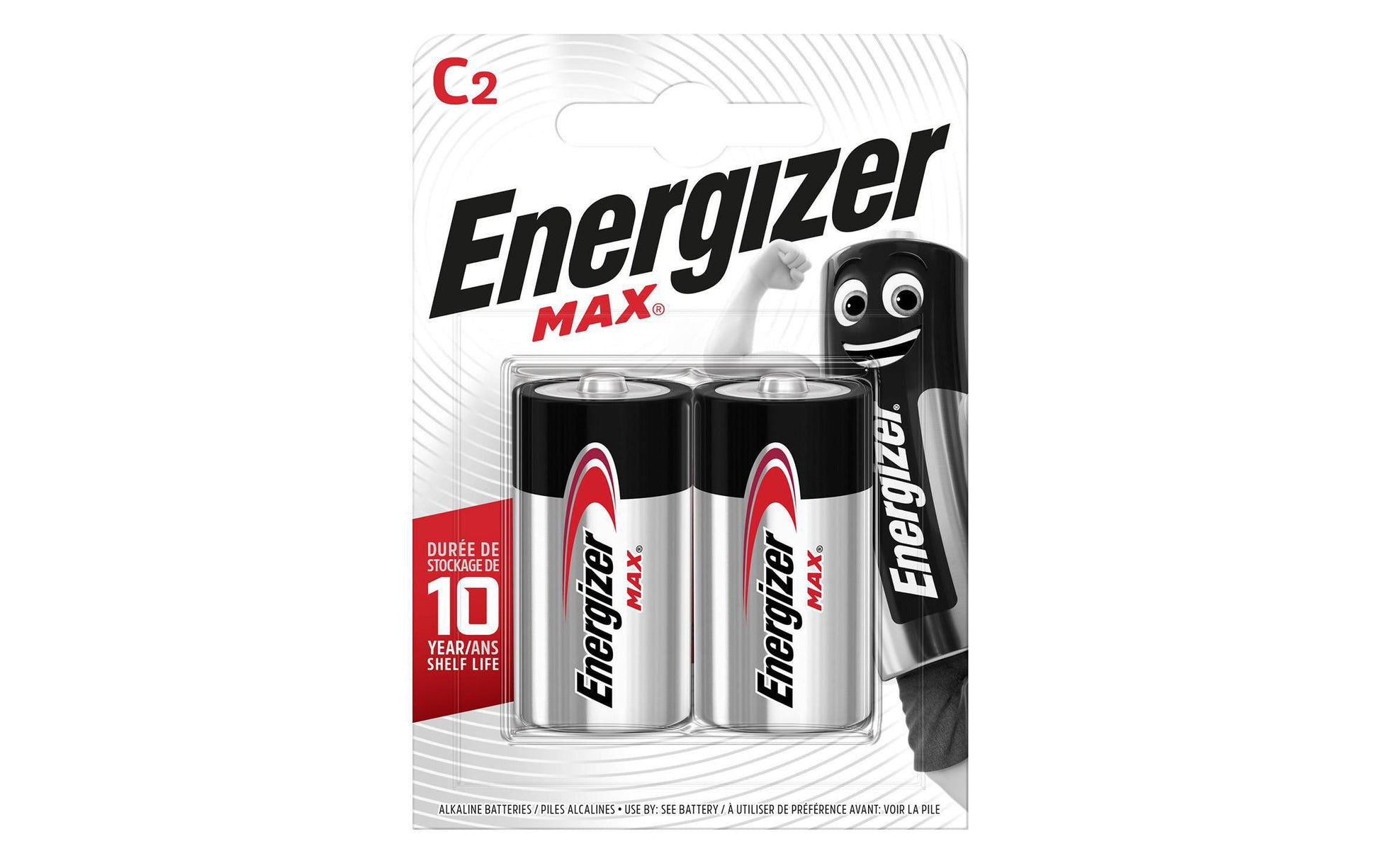Energizer C Batterien, Alkaline, 1,5 V – 2 Stk.