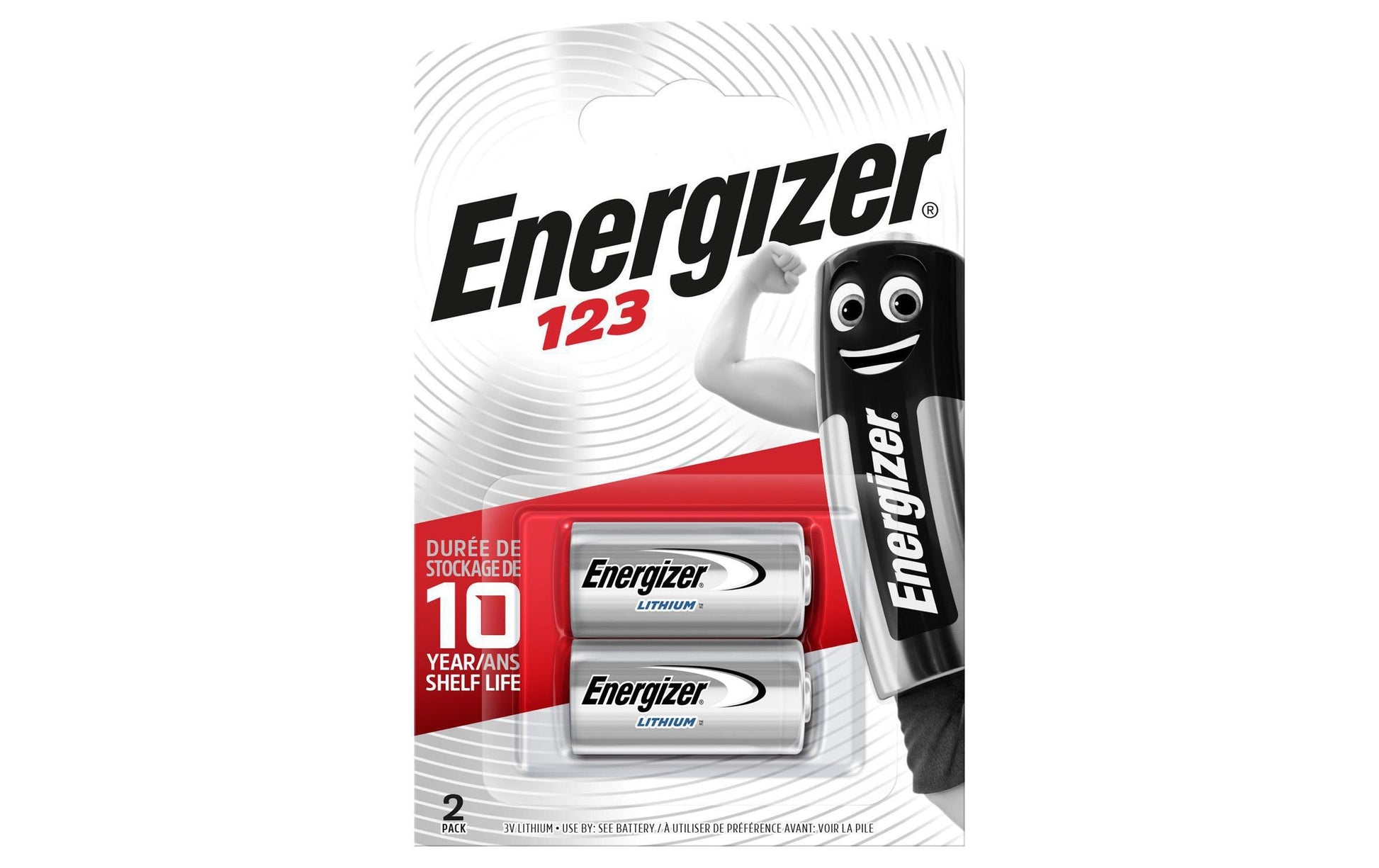 Energizer CR123A Akku 3 V 1500 mAh 4,50 Wh – für Kameras
