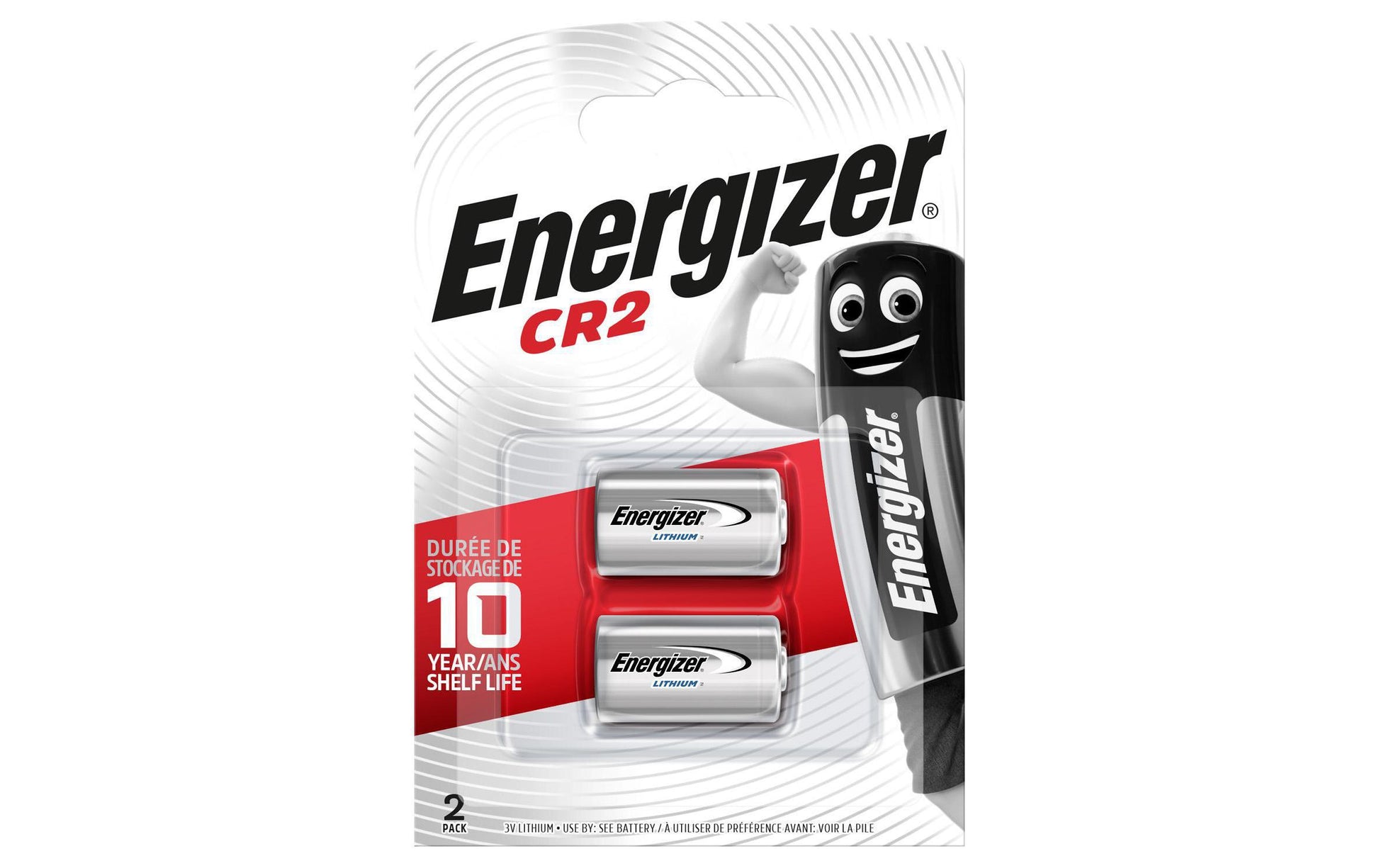 Energizer CR2 Akku 3 V 800 mAh 2,40 Wh – für Geräte