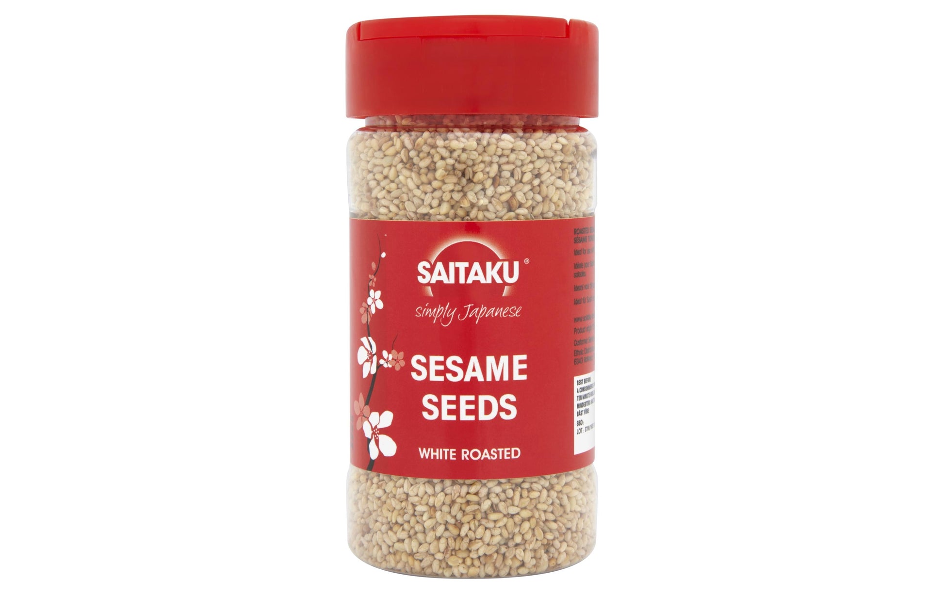 Saitaku Einzelgewürze Sesamsamen, weiss geröstet – 95 g