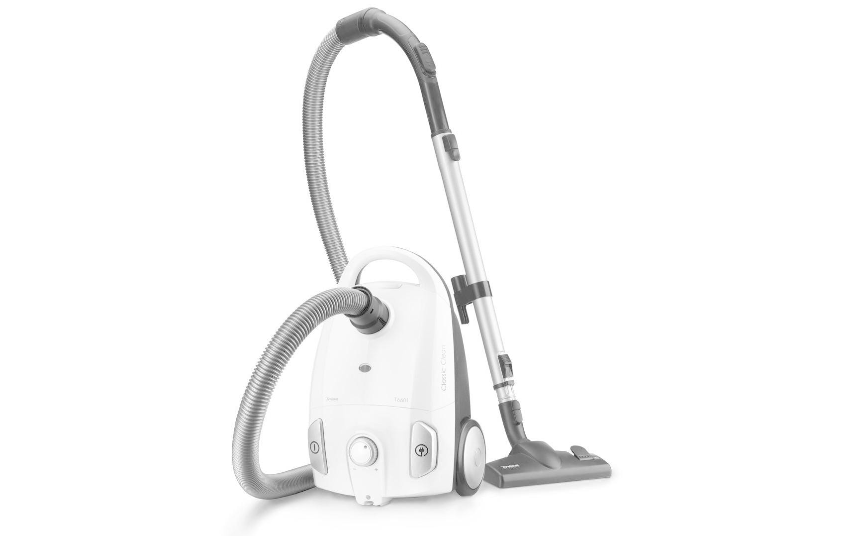 Trisa Electronics Trisa Bodenstaubsauger Classic Clean T6601 – mit Beutel, 650 W, HEPA-Filter