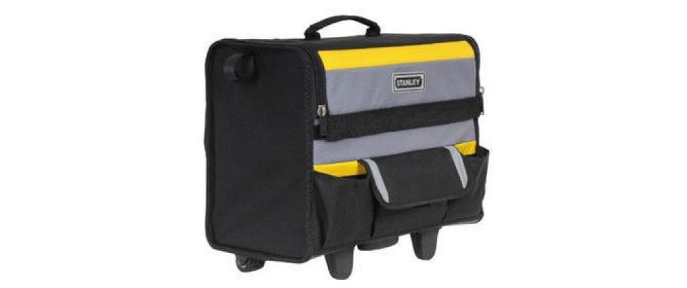 Stanley Werkzeugkasten, 330 × 460 × 450 mm, Kunststoff (Nylon), schwarz, mit Tragegriff, Scharnierdeckel