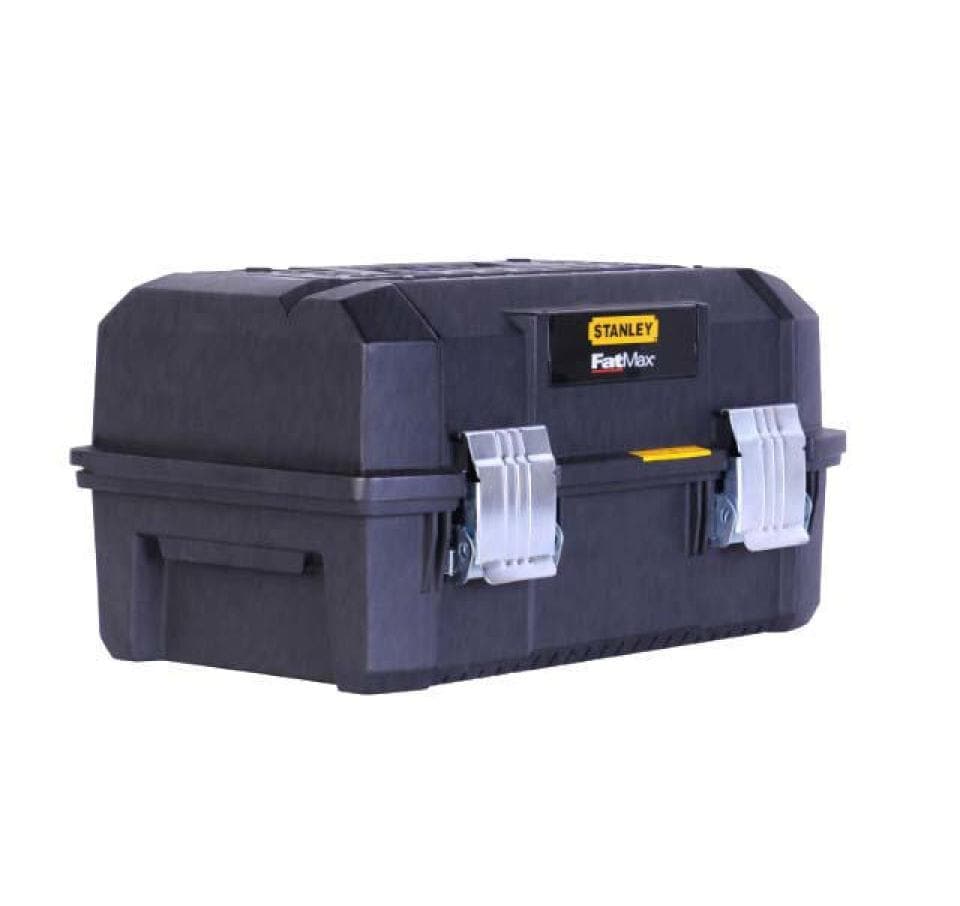 Stanley Fatmax 18 Werkzeugbox – leer, abschliessbar, mit Deckel, schwarz, Kunststoff, B 457 × H 256 × T 310 mm