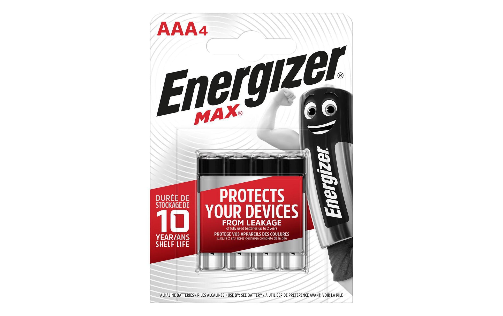 Energizer AAA Batterien, Alkaline, 1,5 V – 4 Stk.