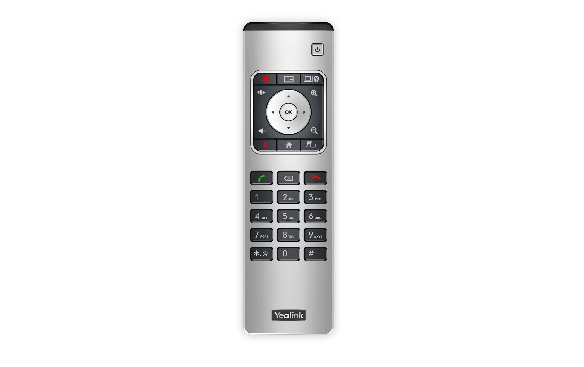 Yealink VCR11 Fernbedienung – für VC800, VC500, VC200 – Kompatibel mit Microsoft, Google