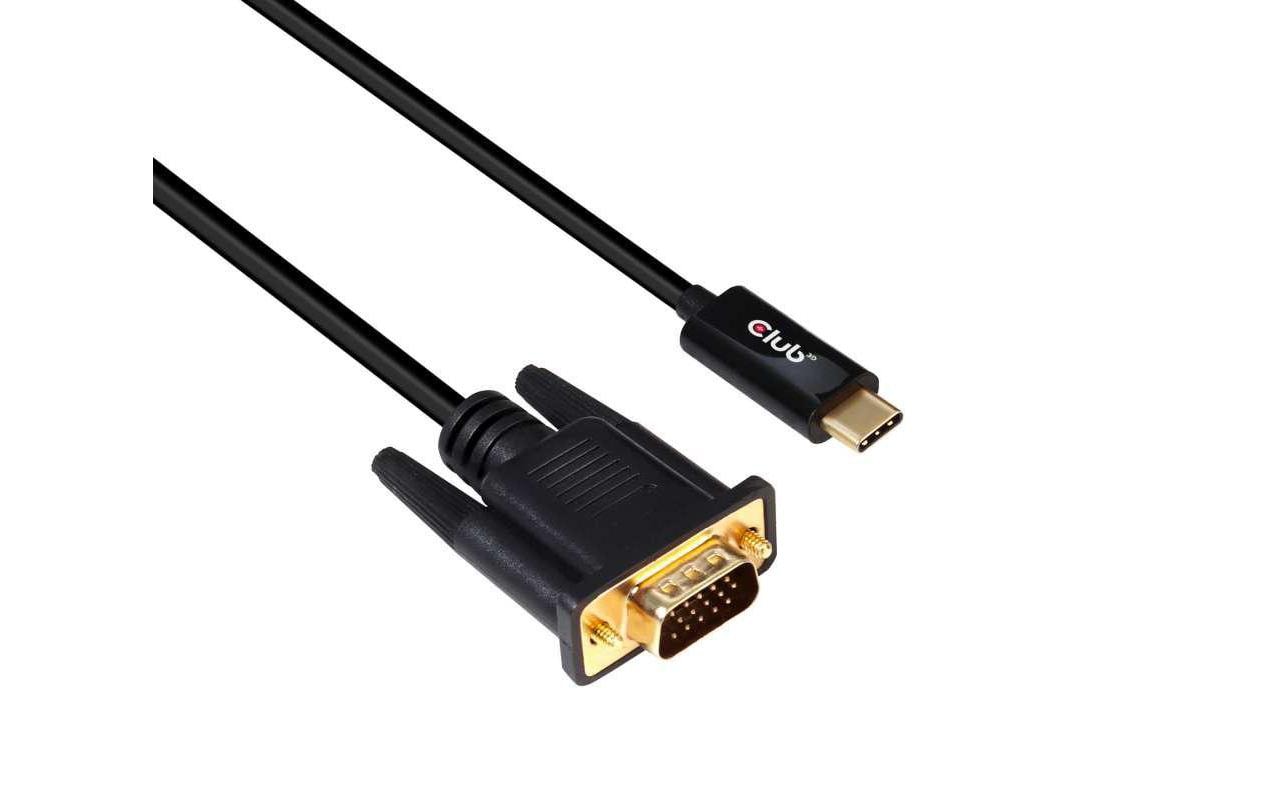 Club 3D USB-C auf VGA Kabel – 5 m, aktiv