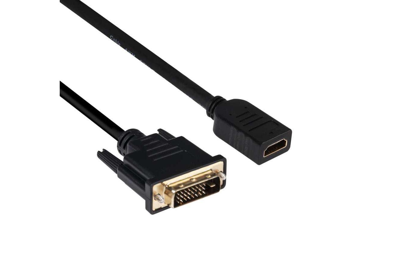 CLUB3D Club 3D – DVI-D auf HDMI Adapter, HDMI 1.4, 3840×2160, 2 m, bidirektional