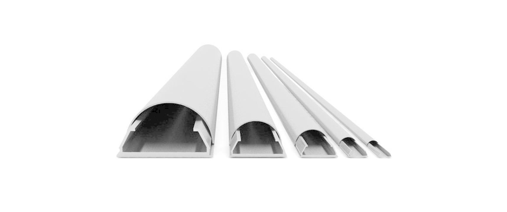 Multibrackets 1332 Kabelbrücke – 1,1 m – Aussen 50 × 28 mm – Aluminium – Metallisch