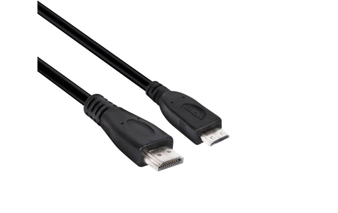 CLUB3D Club 3D Mini HDMI auf HDMI Kabel HDMI 2.0 4K 60 Hz – 1 m – HDR