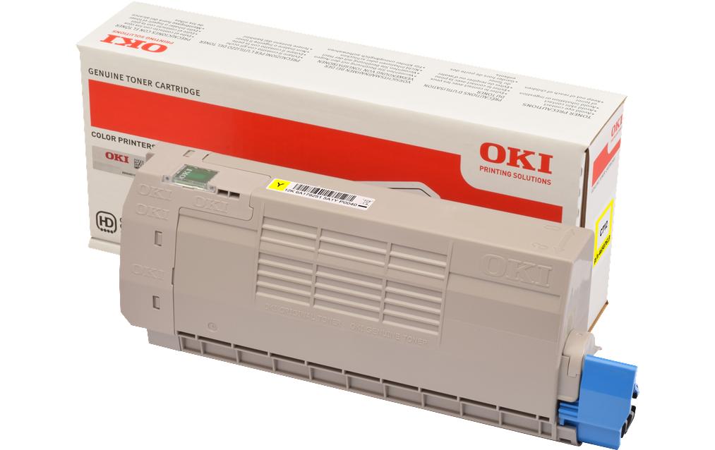 OKI Toner – gelb, 11500 Seiten – für Farb-Laserdrucker/Multifunktionsgeräte