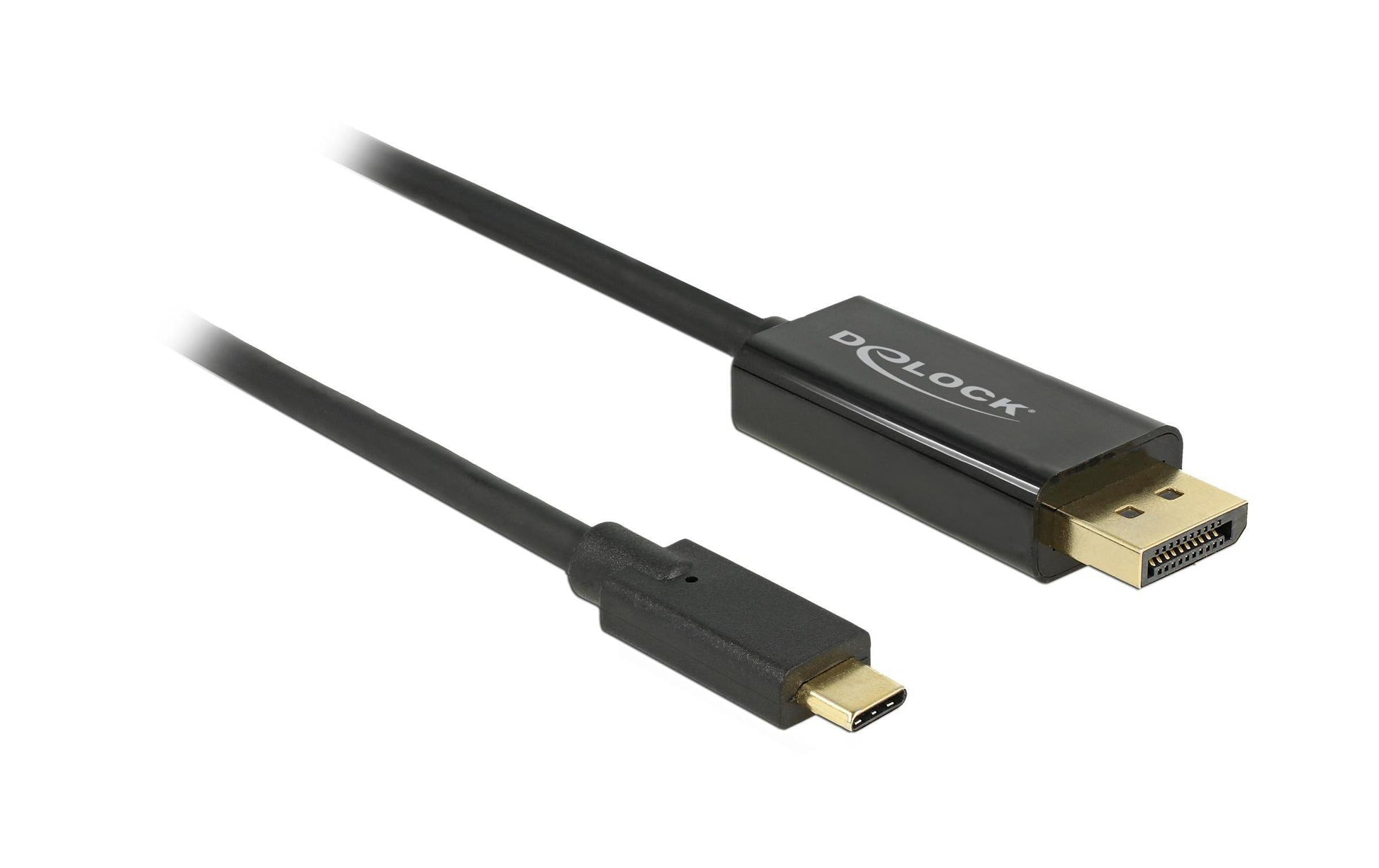 DeLOCK USB-C auf DisplayPort Kabel DP 1.2 4K 60 Hz – 1 m – für Geräte mit USB-C (DisplayPort Alt Mode)