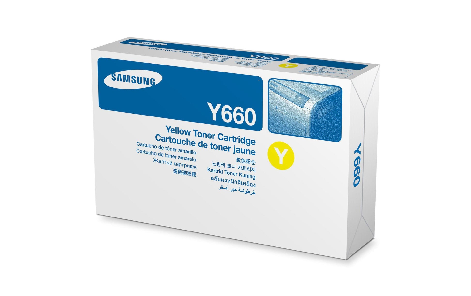 HP Samsung 6 Toner CLP-Y660B 6 Gelb, 5000 Seiten für Samsung CLP-610ND/CLP-611NDK/CLP-611NDKG und andere