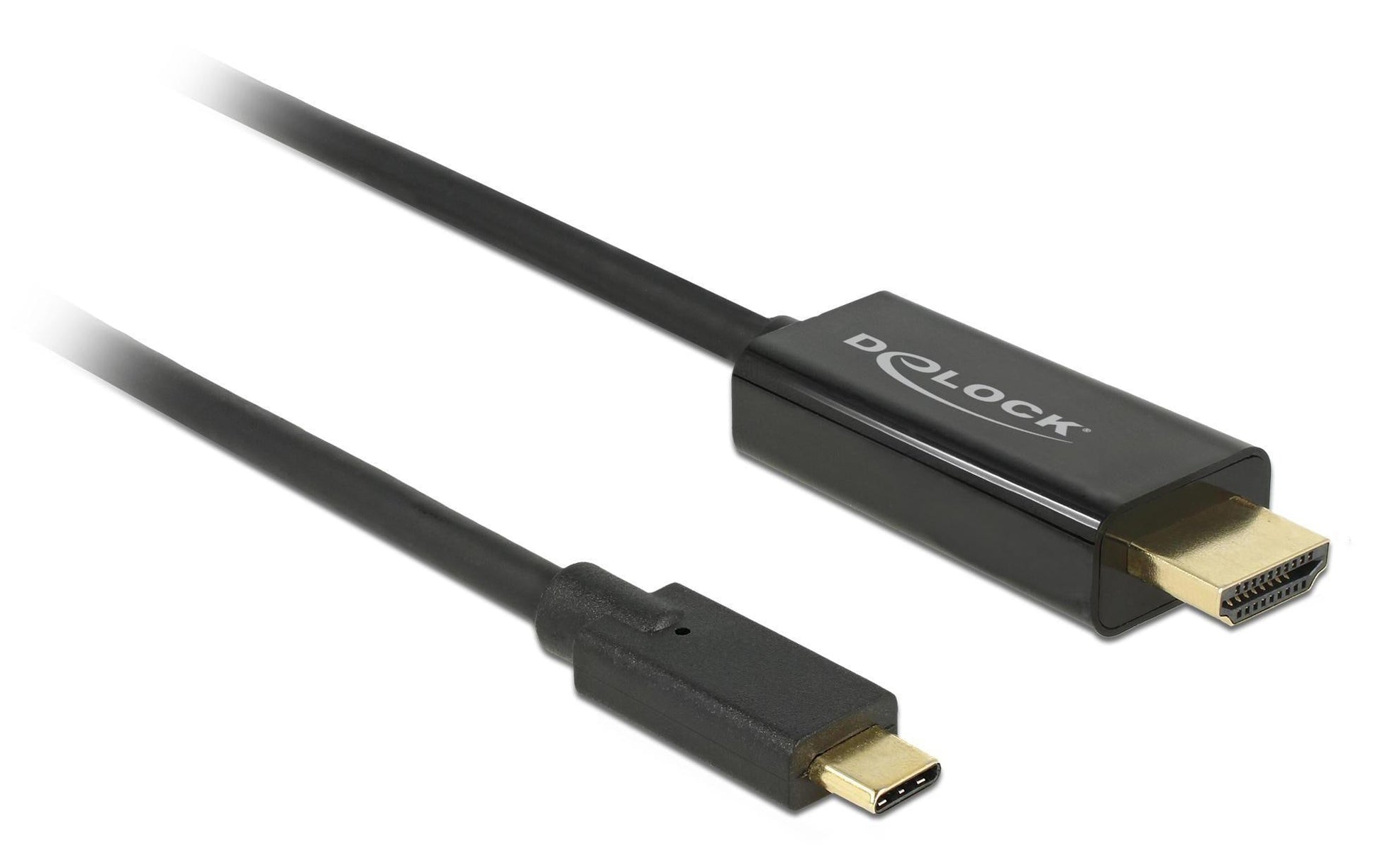 DeLOCK USB-C auf HDMI Kabel 4K 60 Hz – 1 m – für Geräte mit USB-C (DisplayPort Alt Mode oder Thunderbolt 3)