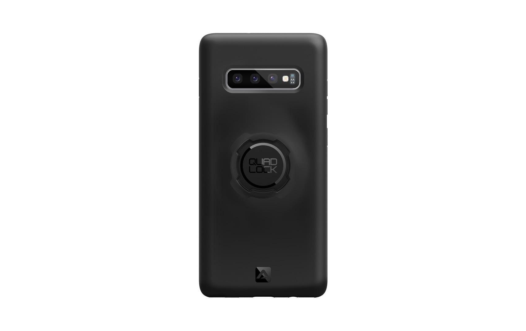 Quad Lock Backcover – für Samsung Galaxy S10+, PC+TPU, Schwarz, schockresistent