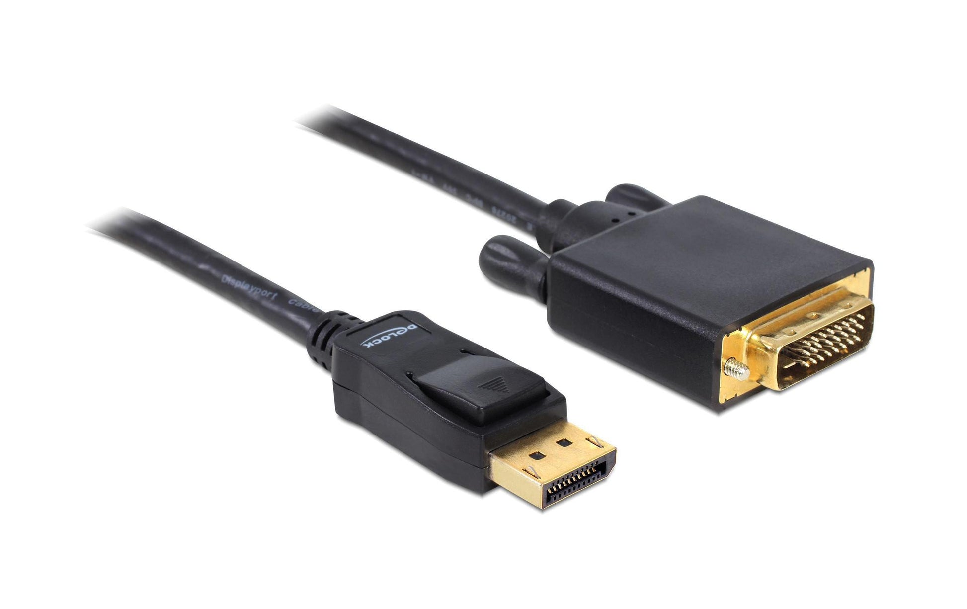 DeLOCK DisplayPort auf DVI-D Kabel DP 1.1 – 1920×1200 60 Hz – 1 m