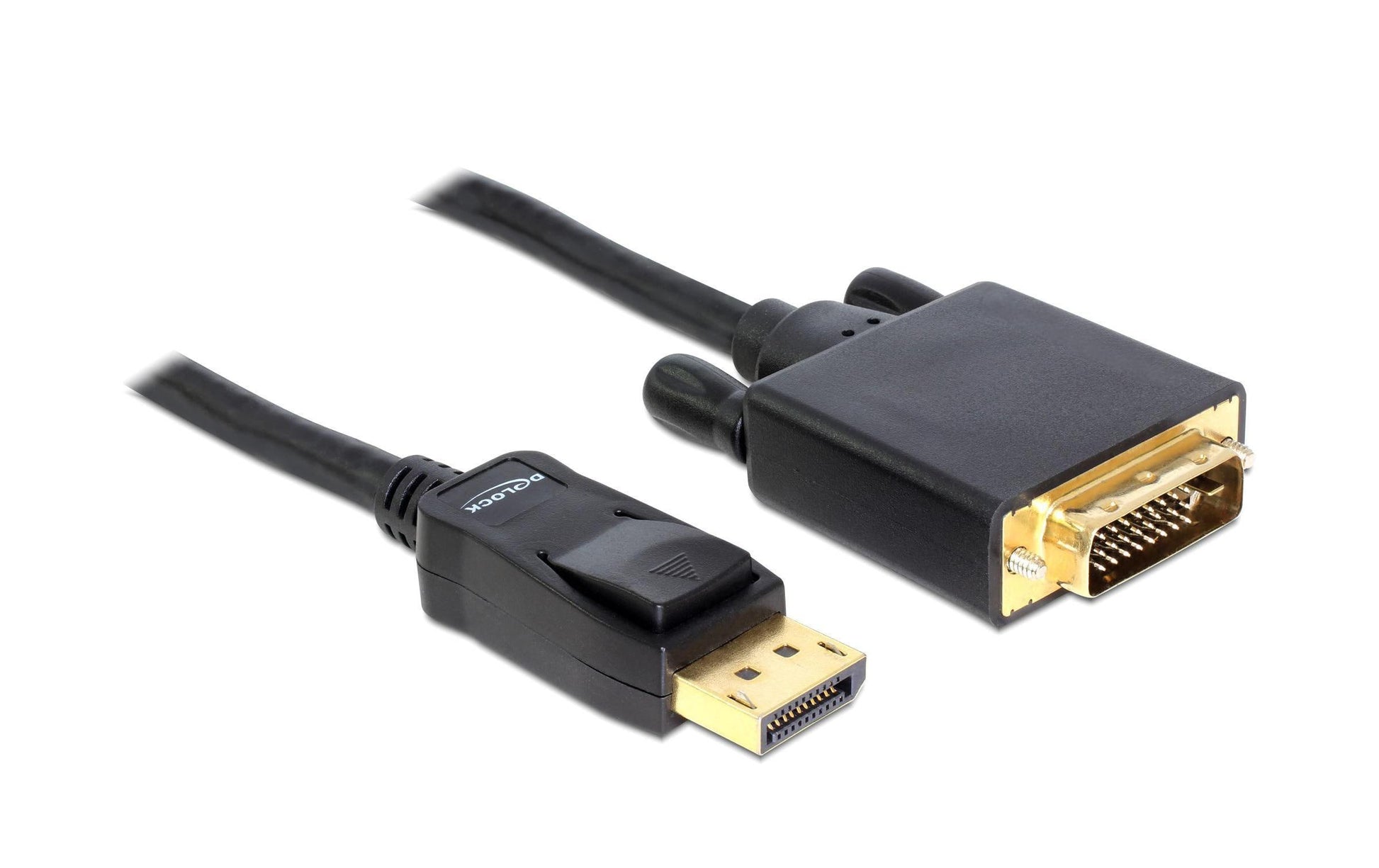 DeLOCK DisplayPort auf DVI-D Kabel DP 1.1 1920×1200 60 Hz – 5 m