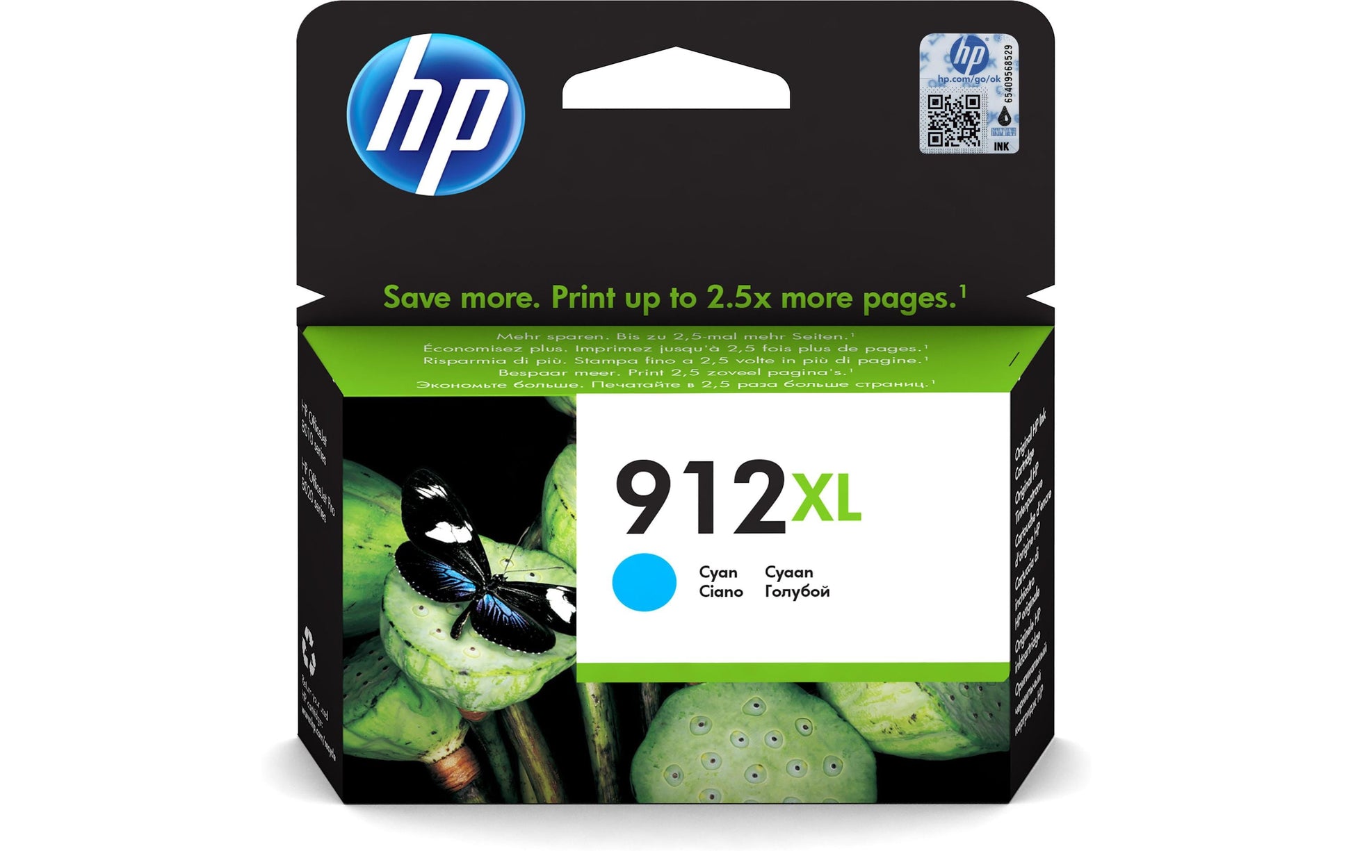HP Tintenpatrone 912XL, Cyan