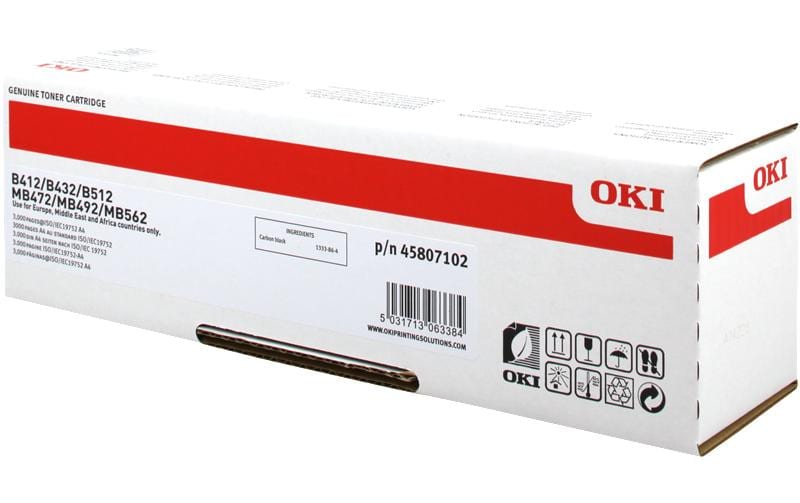 OKI Toner – Schwarz, 3000 Seiten