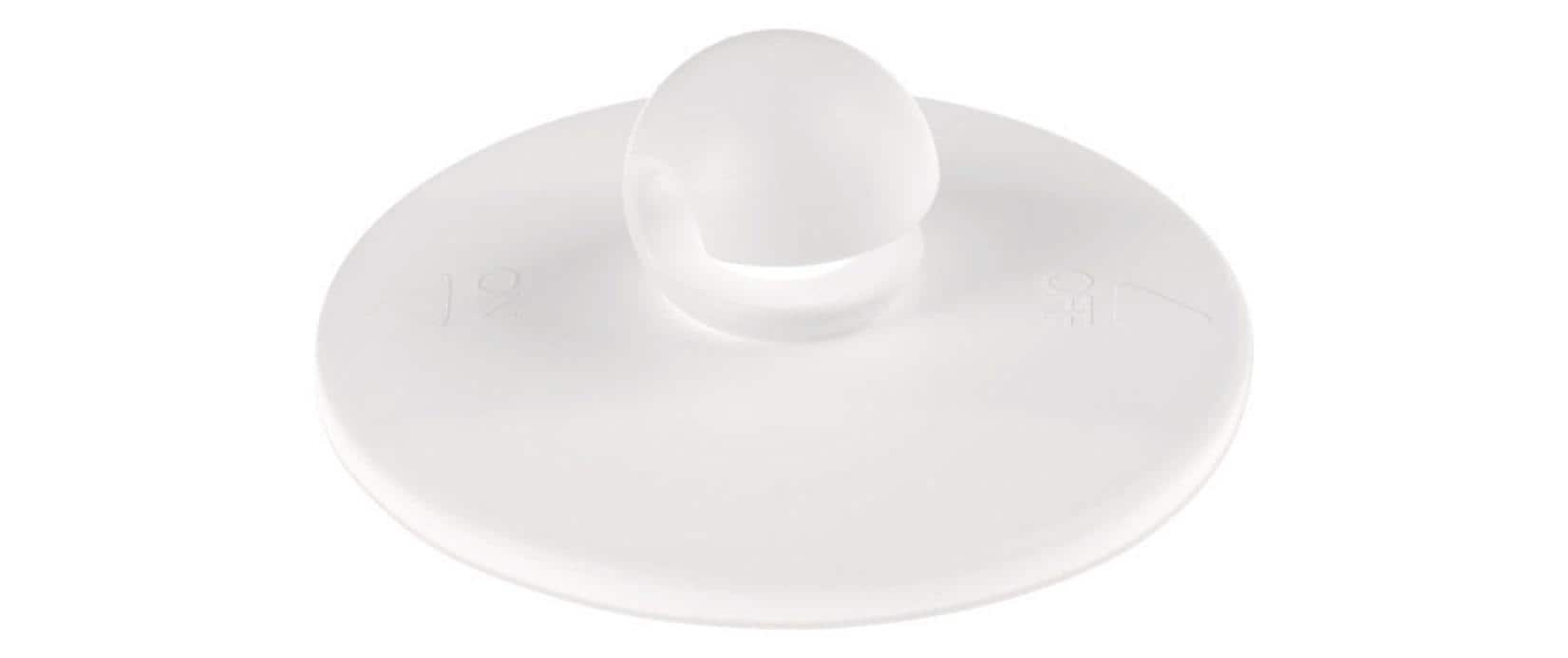 TESA Deckenhaken – Kunststoff, weiss, 3,7 × 6,0 × 2,4 cm – 1er-Pack