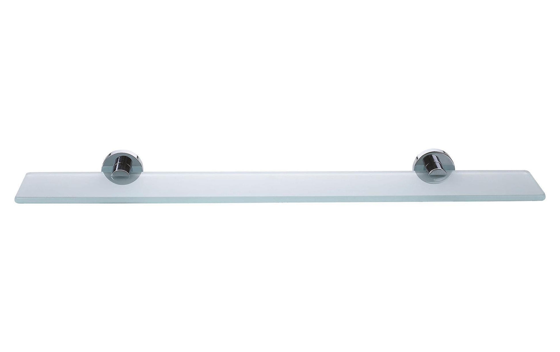 TESA Seifenhalter (Wand) Smooz – Glas/Metall, Klebestreifen, 60×12×5 cm, Chrom matt