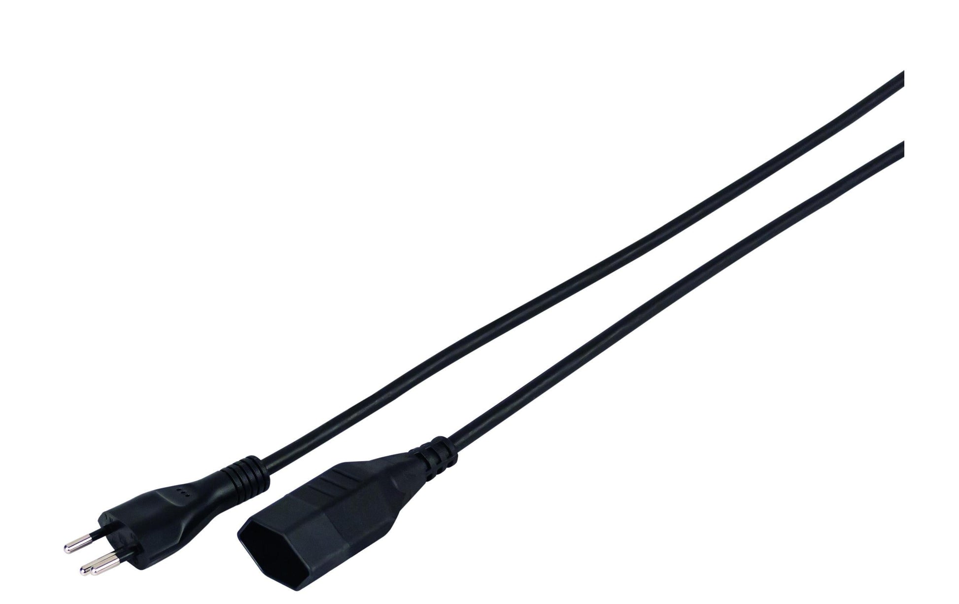 Steffen Verlängerungskabel – T12–T13, 5 m, 3×1 mm², halogenfrei, schwarz