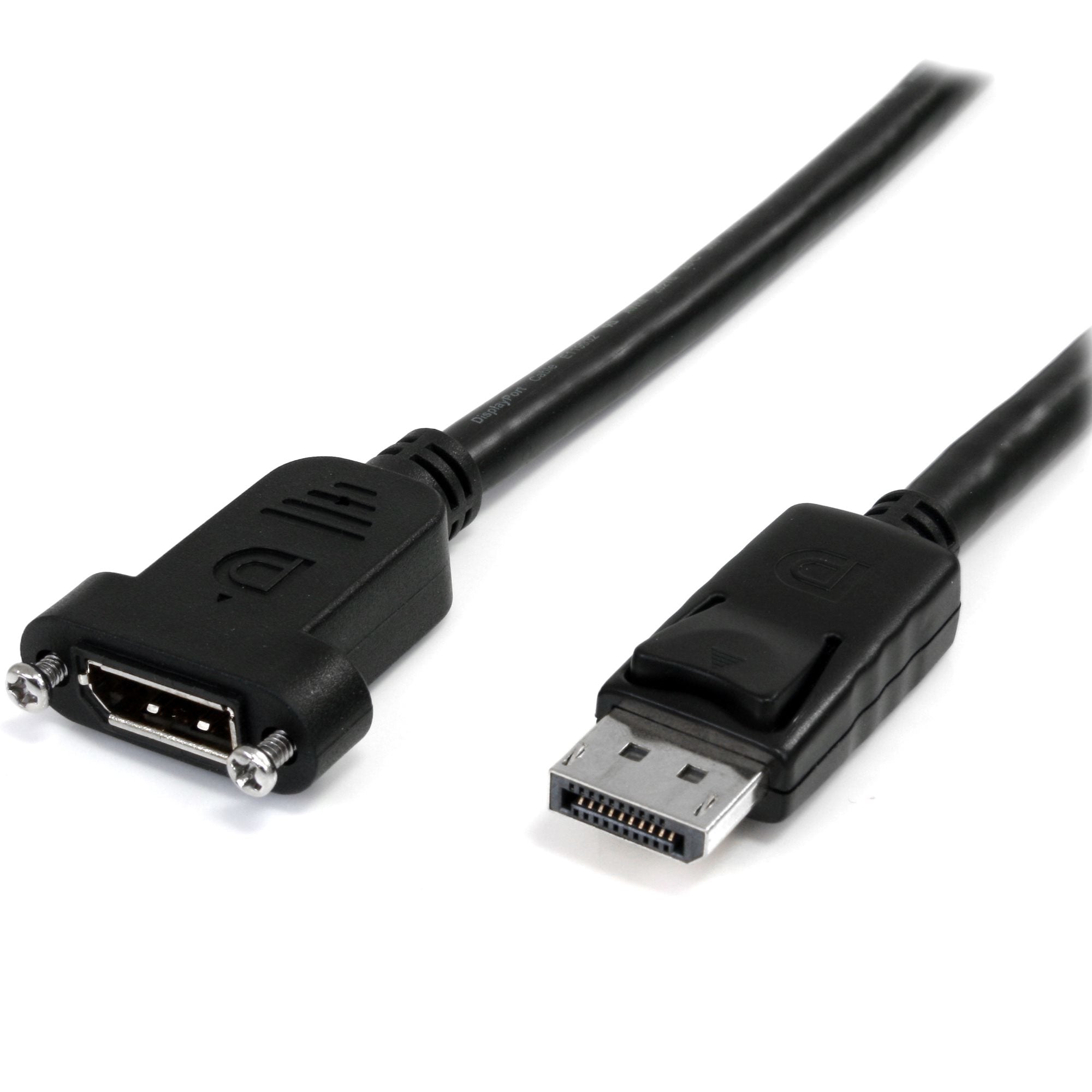 StarTech.com DisplayPort Verlängerung DP 1.2 4K 60 Hz – 0,9 m – verriegelbar