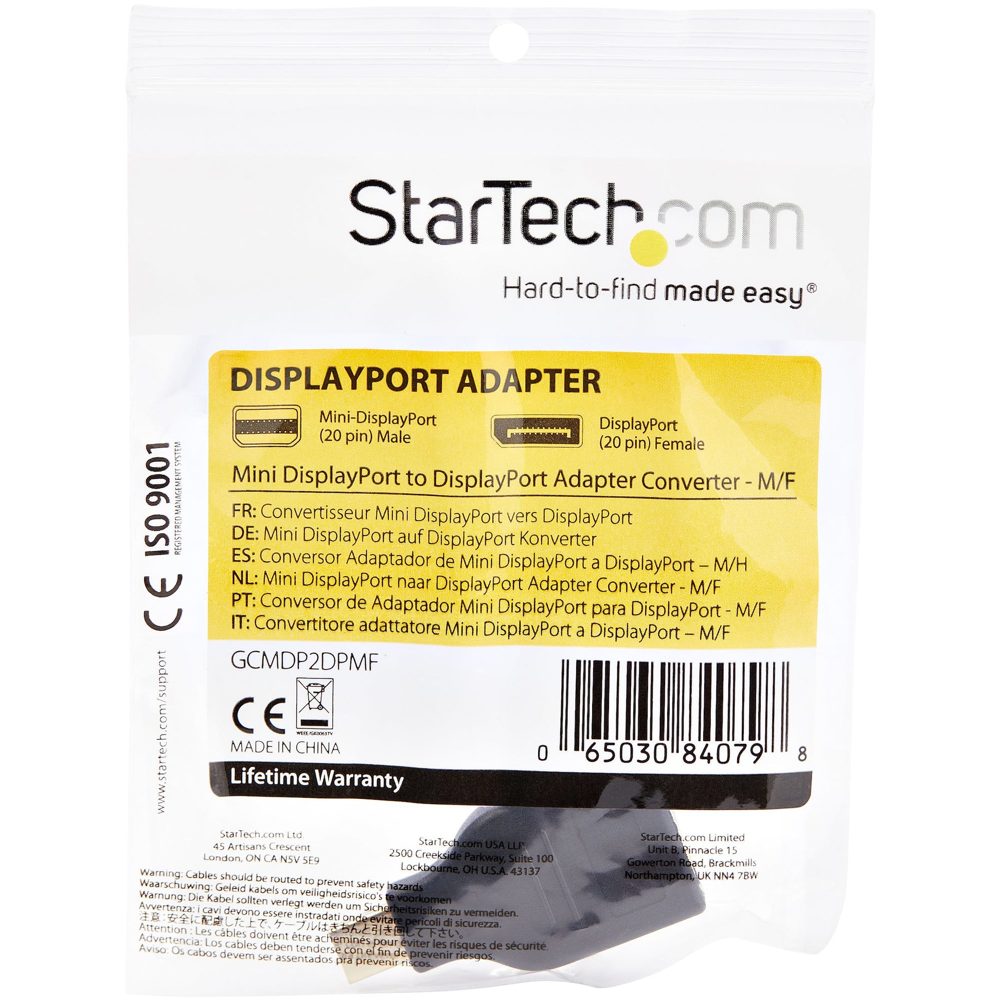 StarTech.com Mini DisplayPort Adapter
