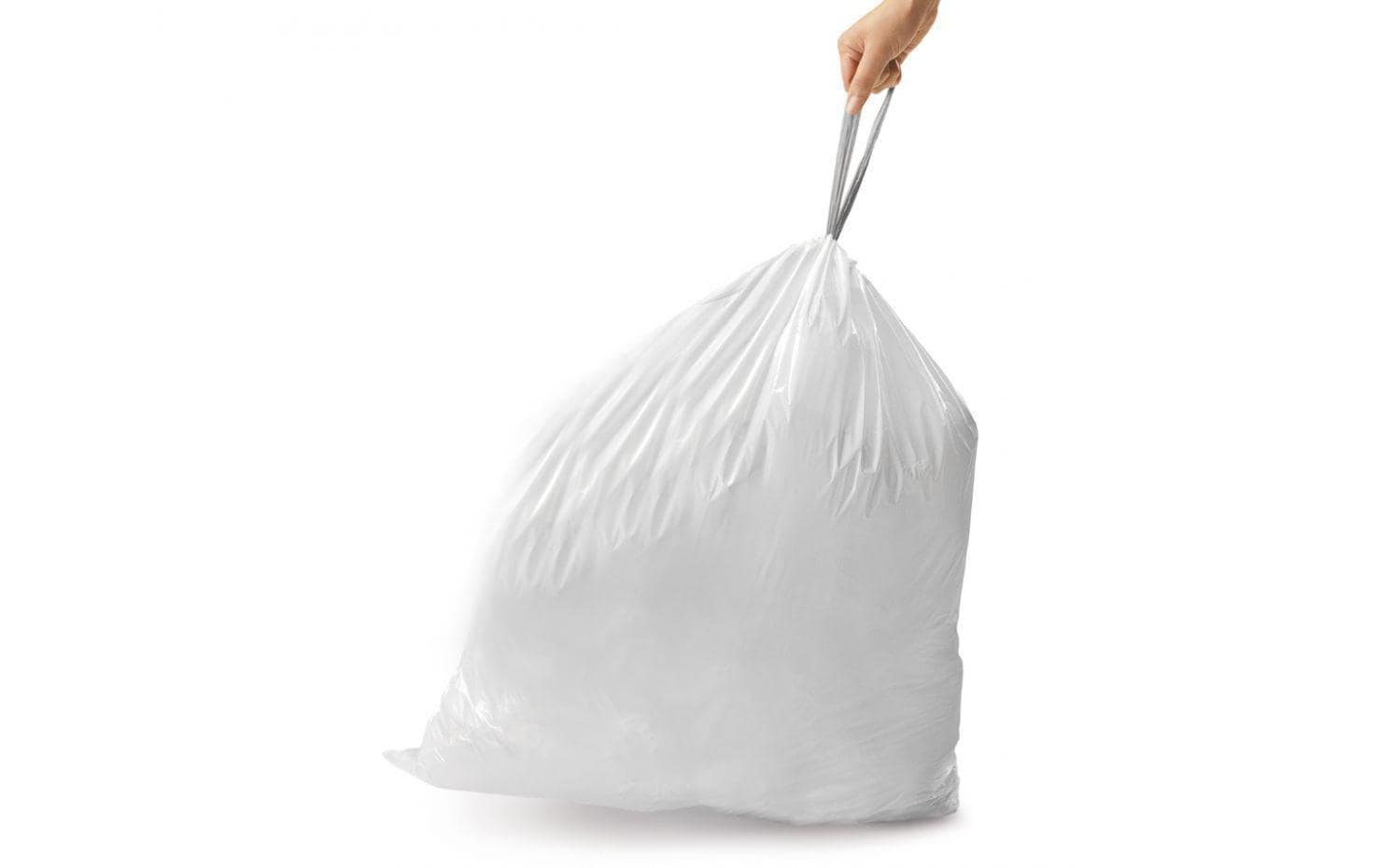 simplehuman Müllbeutel – 10 l, Weiss