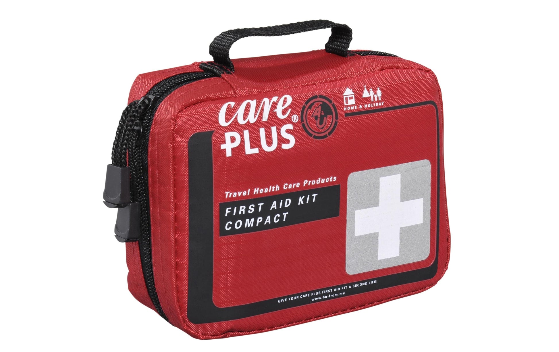 Plus Care Plus Erste-Hilfe-Set Compact – rot, Stoff, 170 × 120 × 60 mm