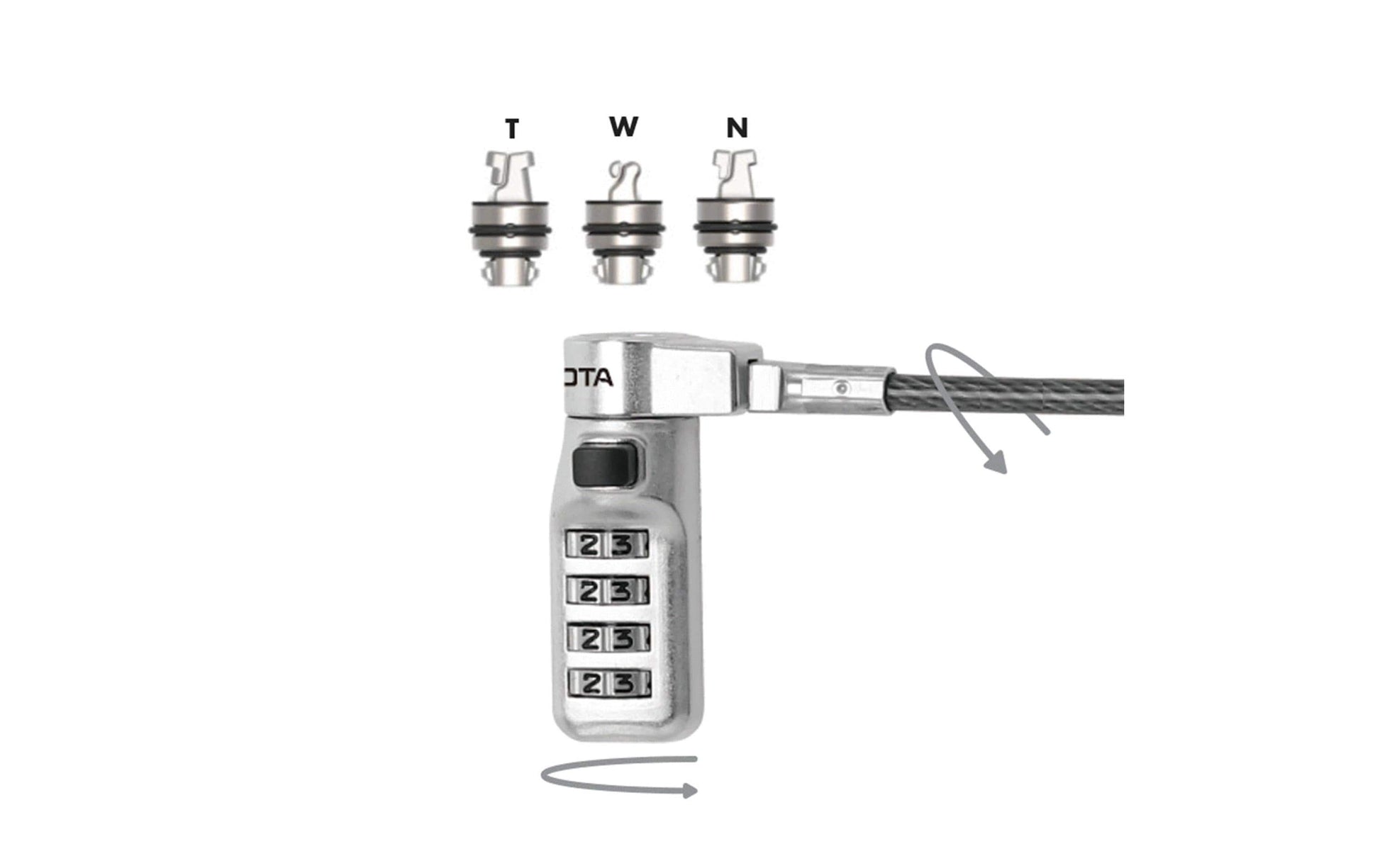 DICOTA Kabelschloss UNIVER SEC