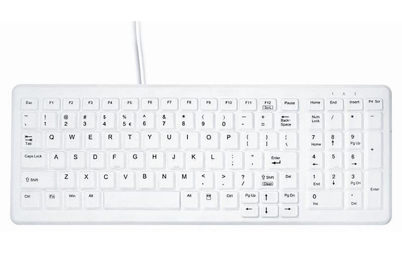 Active Key Tastatur, kabelgebunden (USB-A), CH-Layout (DE-CH), Fullsize (mit Ziffernblock), Scherenmechanik, beleuchtet