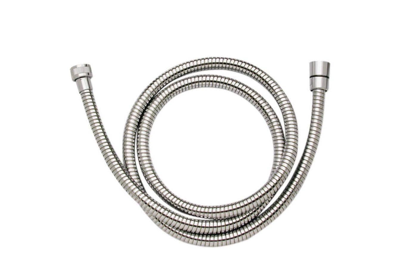 AquaClic Duschschlauch Super Flexxi Inox – 175 cm, Edelstahl, Anschluss 1/2"