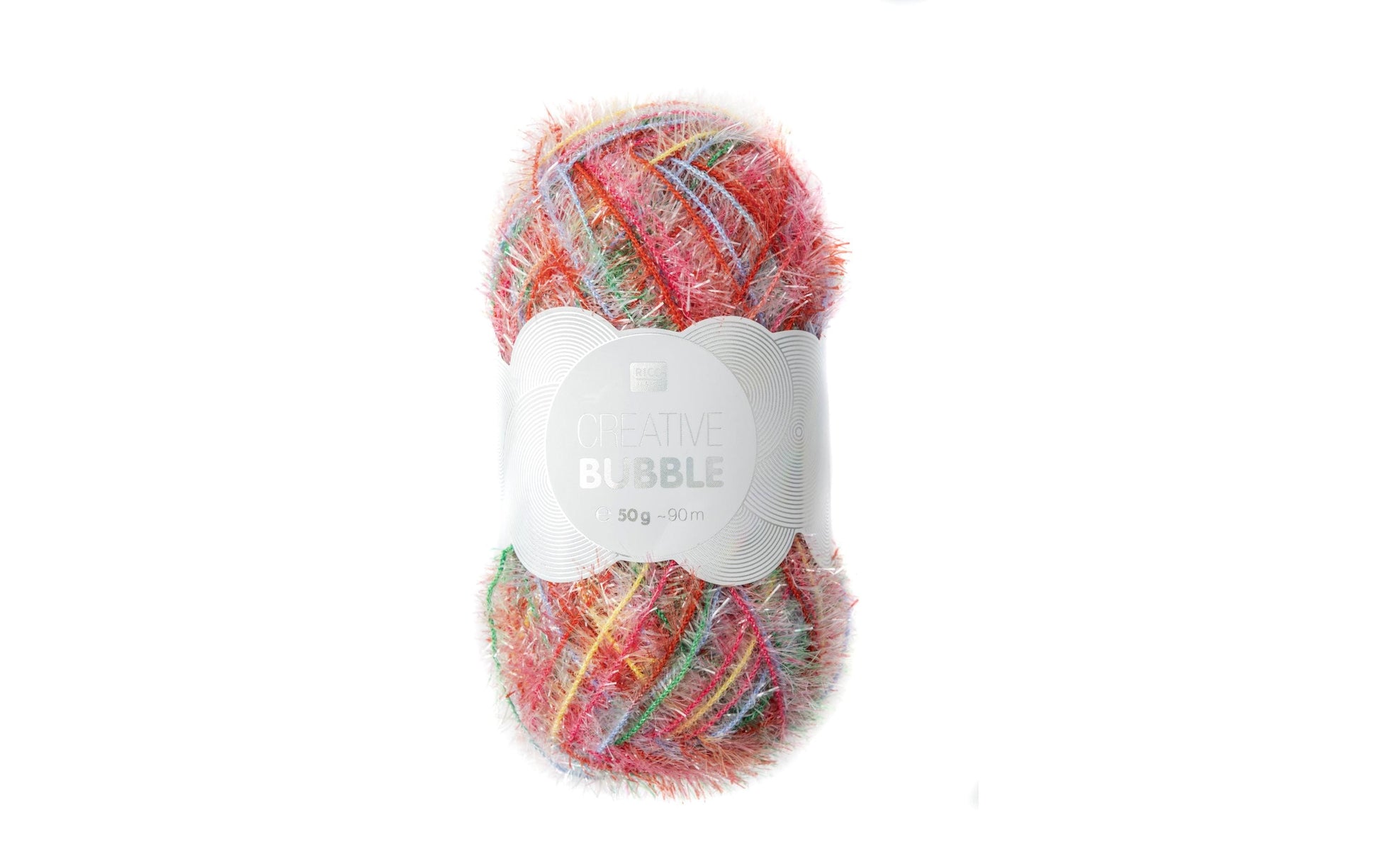 Rico Design Creative Bubble Print Garn Grün – 50 g, 90 m, Nadel 4 mm, 100% Polyester