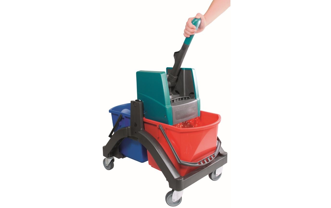 Leifheit Nasswischwagen Duo – 17000 ml, mehrfarbig
