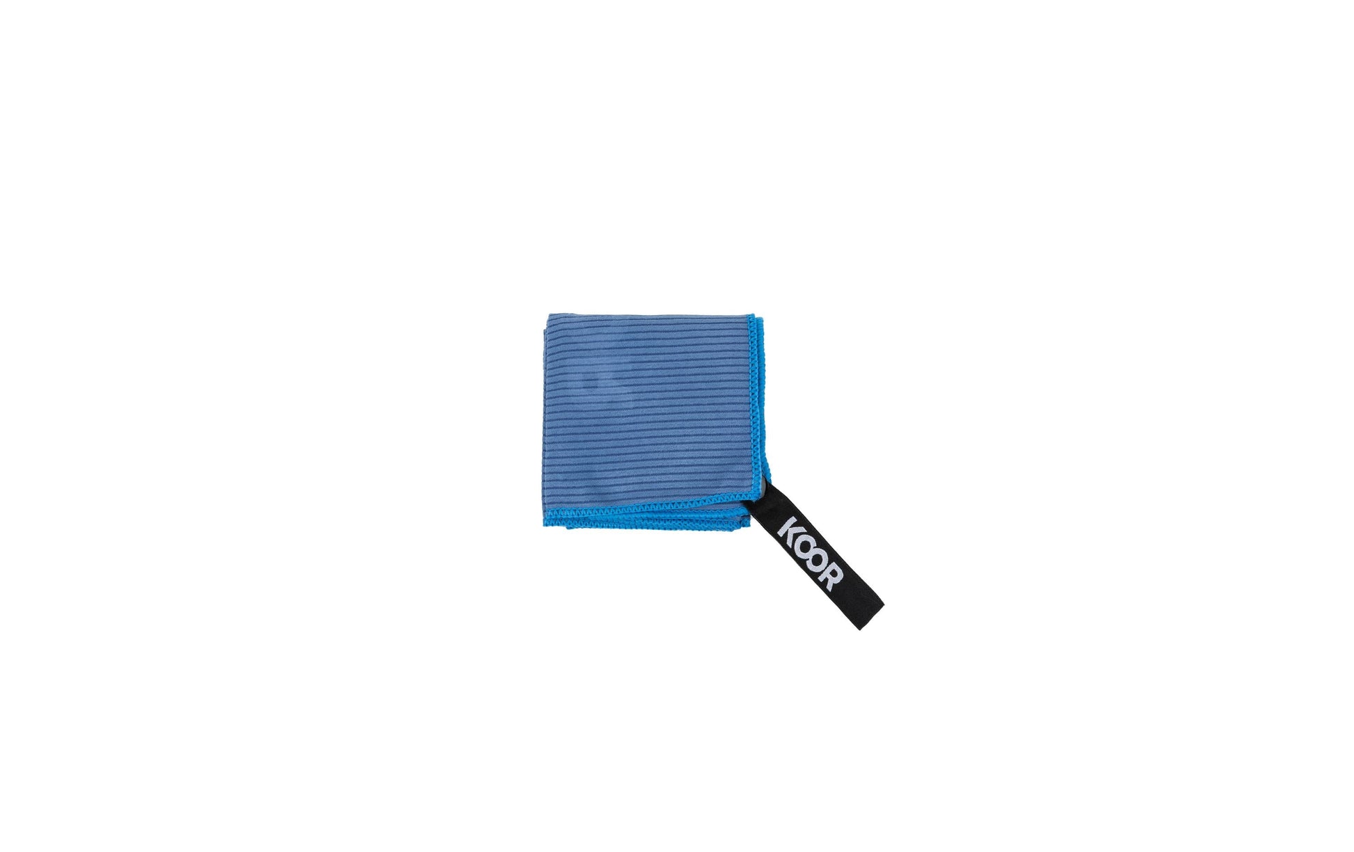 KOOR Handtuch Silva – 35×55 cm, Polyamid/Polyester, Blau