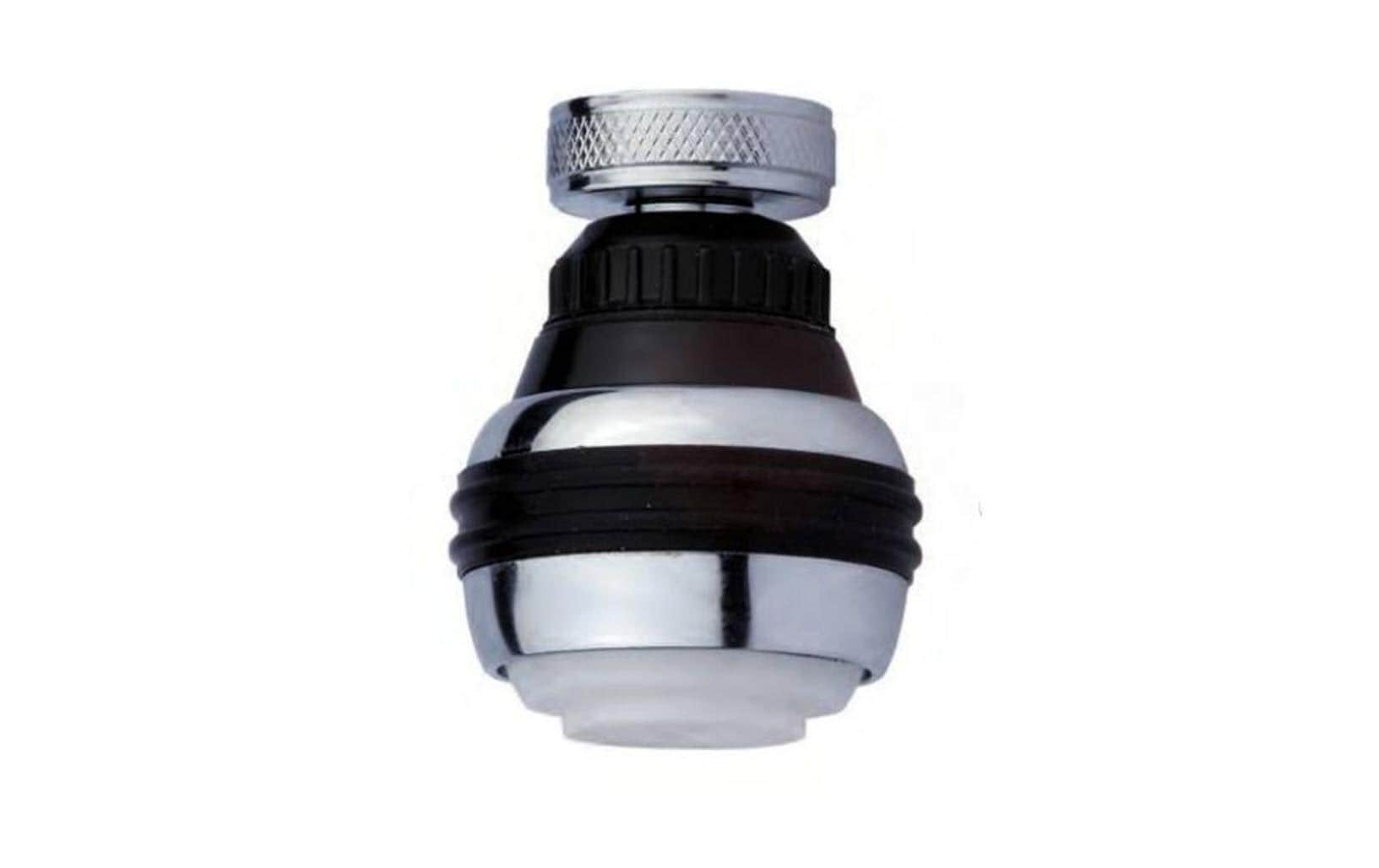 AquaClic Armaturenanschluss – für M22/M24, ABS/Messing/Gummi/Silikon, Schwarz/Edelstahl