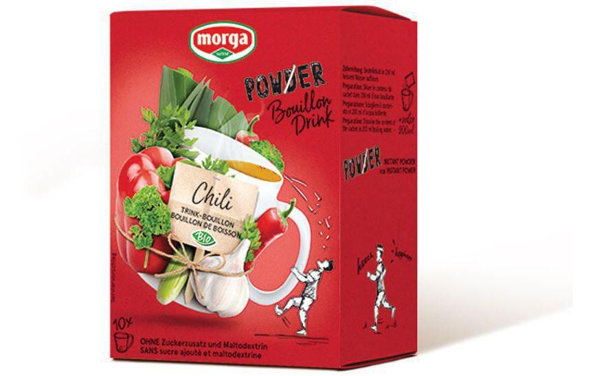 Morga Bouillon-Drink Chili Bio – 10×4 g