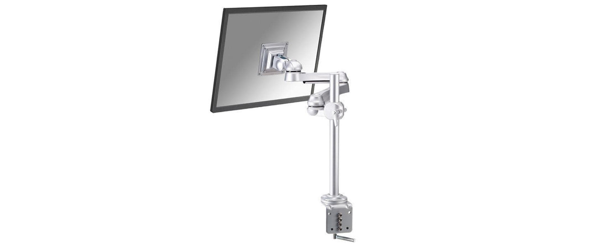 Neomounts FPMA-D930 – Tischhalterung, Tischklemme, bis 30", 10 kg, neigbar, silber