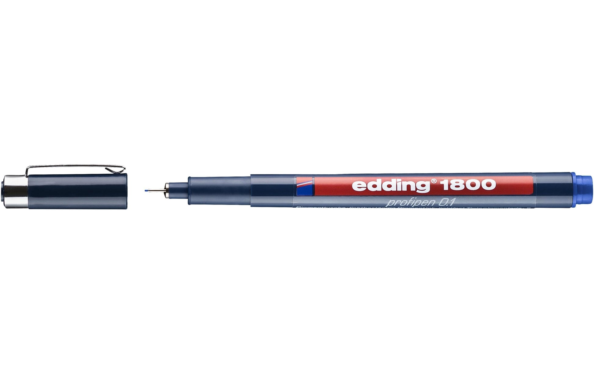 Edding 1800 Fineliner 0,25 mm – blau – wasserfest, dokumentenecht