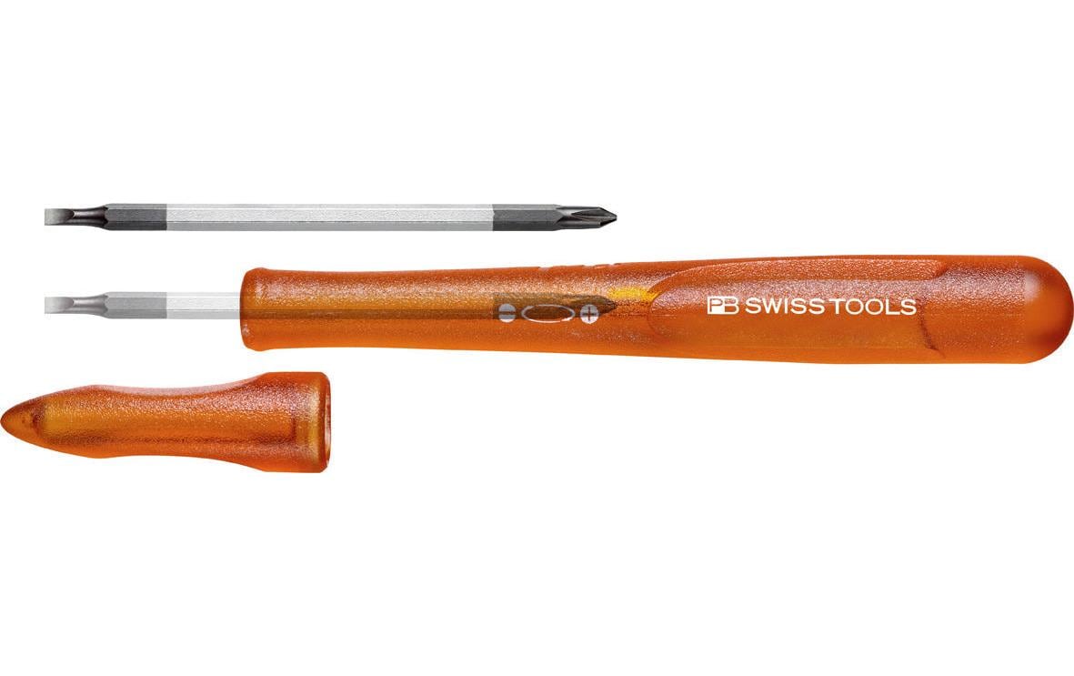 PB Swiss Tools 168/0-30 Schraubenzieher – PH0, Klingenlänge 180 mm – für Elektronik & Feinmechanik