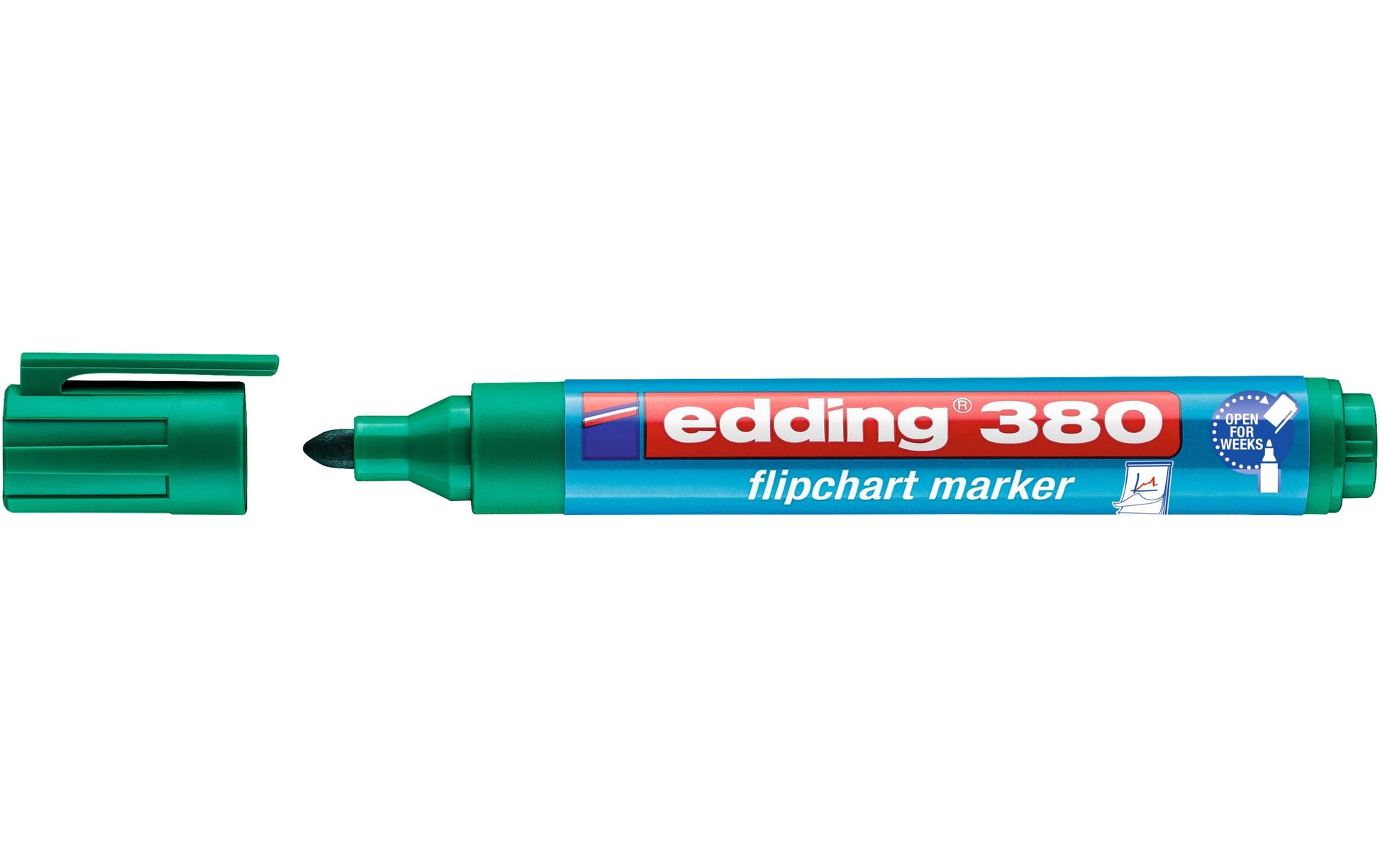 Edding Flipchart-Marker – Rundspitze 1-5 mm – Grün