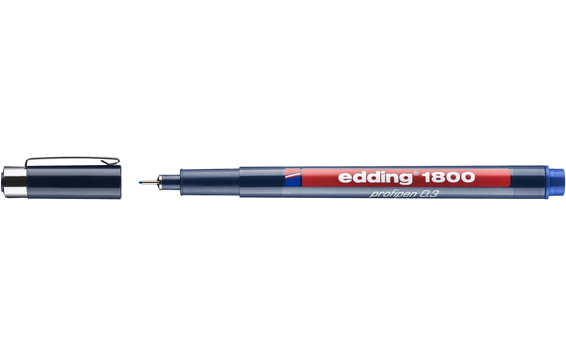 Edding Fineliner 0,35 mm – blau – wasserfest, dokumentenecht