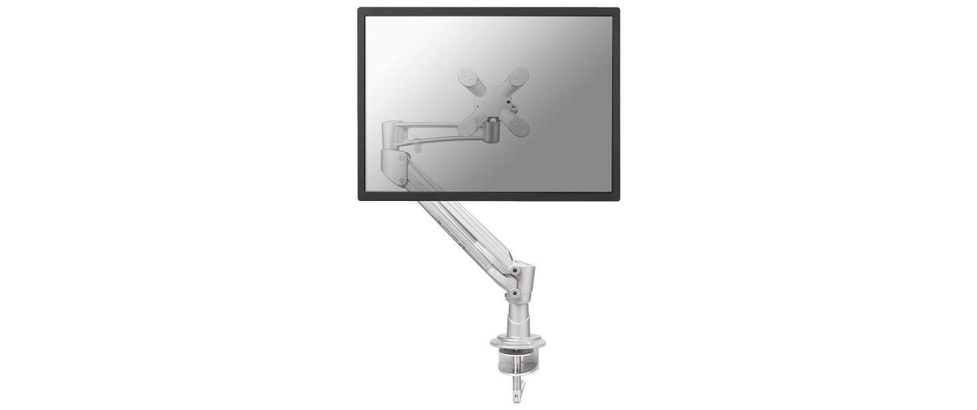 Neomounts FPMA-D940HC – Tischhalterung, Tischklemme, bis 37", 15 kg, höhenverstellbar, silber