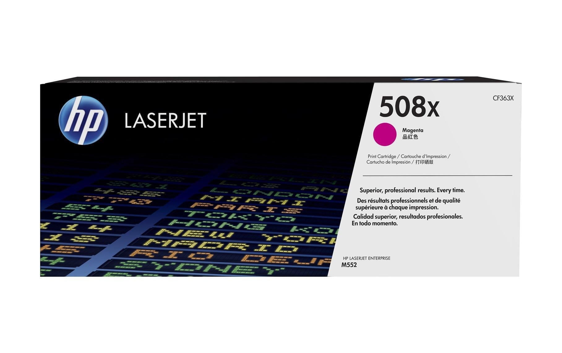 HP Toner 508X – magenta, 9500 Seiten