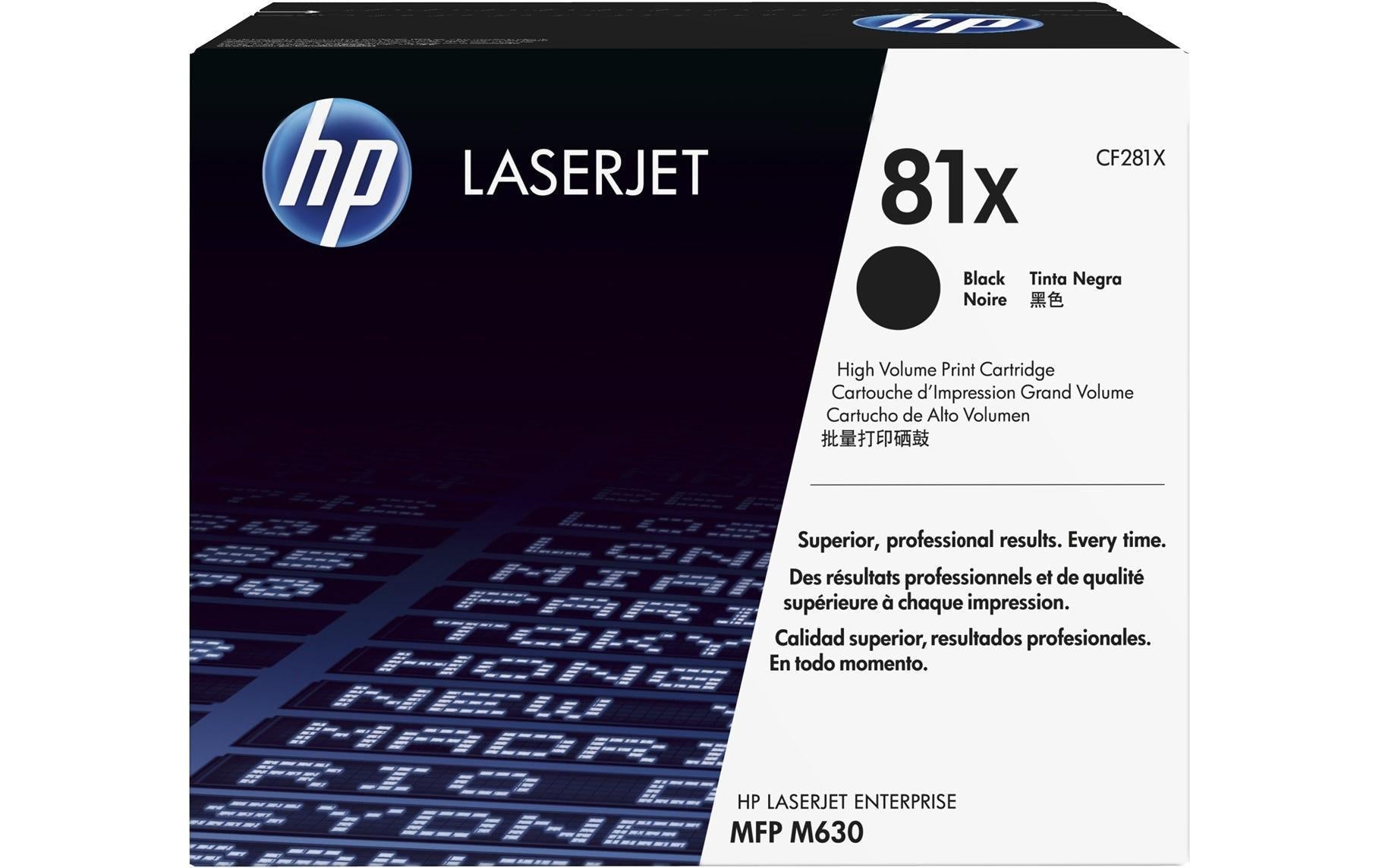 HP Toner 81X – schwarz, 25000 Seiten