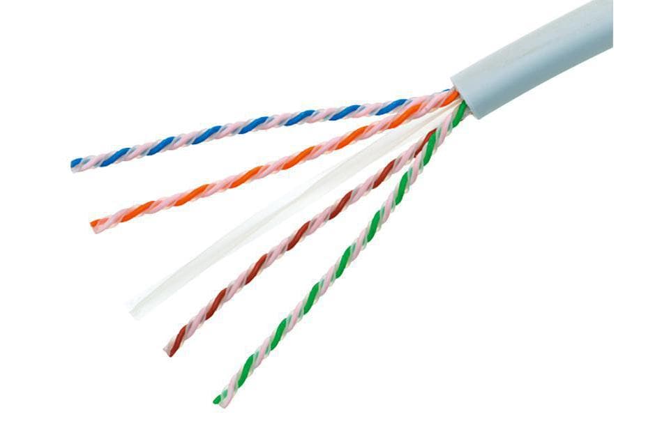 R&M Verlegekabel Cat 6A – 305 m – U/UTP, Weiss, halogenfrei