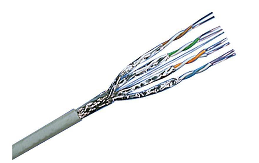 R&M Verlegekabel – 305 m, Weiss, S/FTP, halogenfrei
