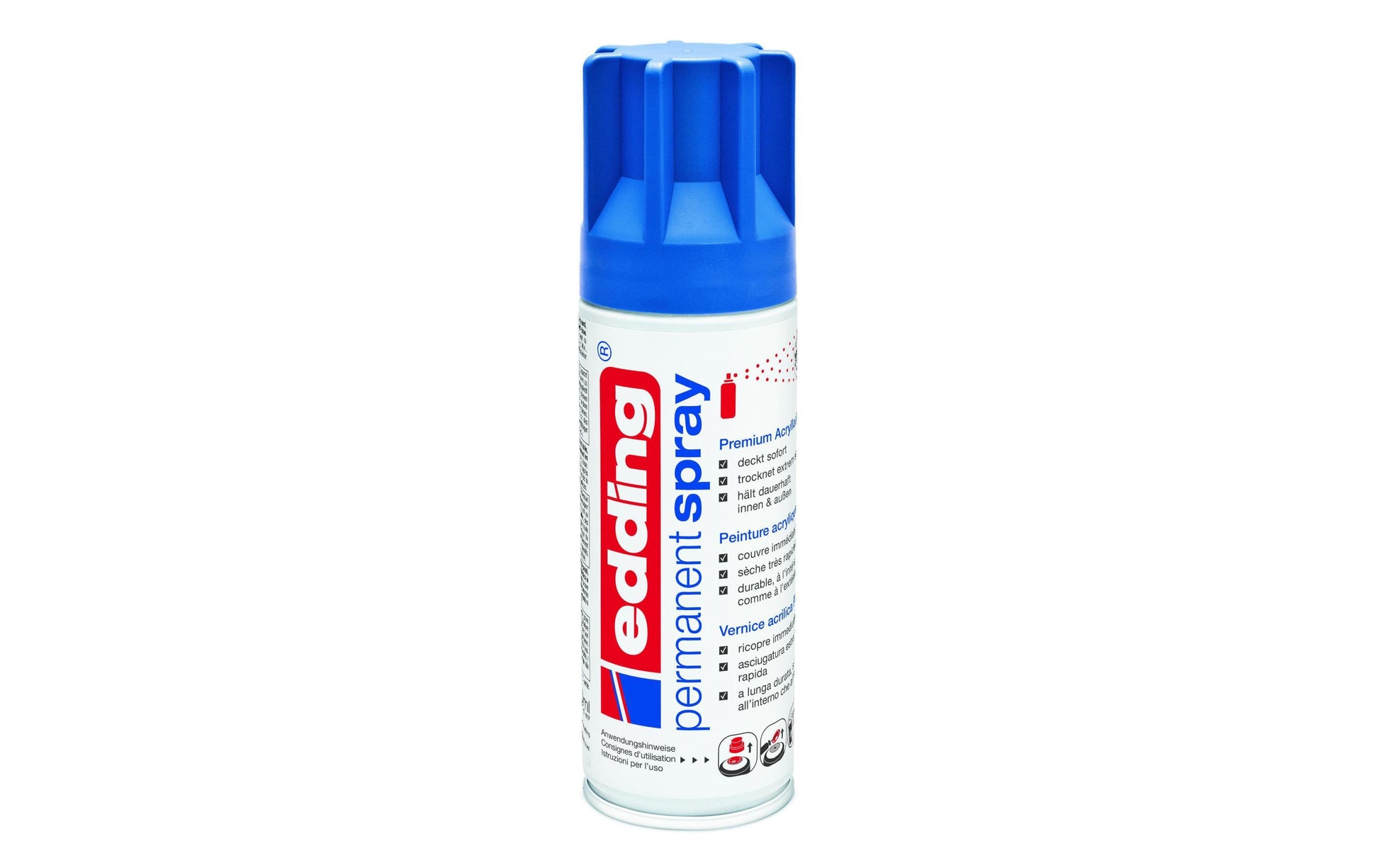 Edding Farbspray – Enzianblau, Seidenmatt, 200 ml